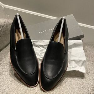 Everlane Modern Loafer in black leather